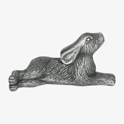 The Range Majestic Terracotta Hare Garden Ornament - Silver