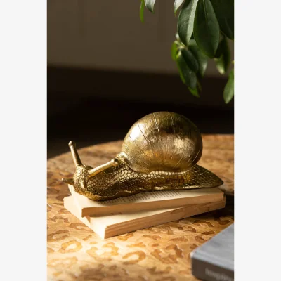 Rockett St George Gold Snail Ornament