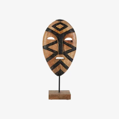 The Range Bantu Large Tribal Wooden Sculpture - Natural