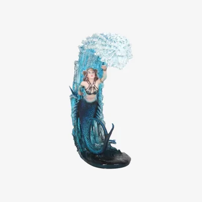 The Range Water Elemental Sorceress Figurine - Blue