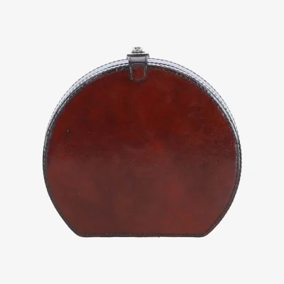 The Range Leather Luxury Jewellery Box Small - Chestnut