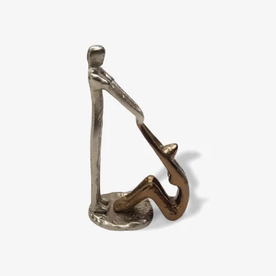 The Range UnityLift Sculpture - Gold & Silver