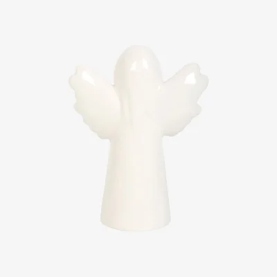 The Range Heavenly Angel Ornament With Heartfelt Message - White