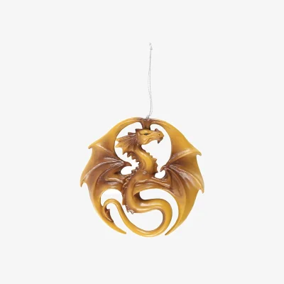 The Range Dragon Emblem Hanging Ornament - Brown