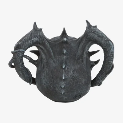The Range Death Embers Demonic Skull Ornament - Grey