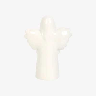 The Range Good Friends Sentiment Angel Ornament - White