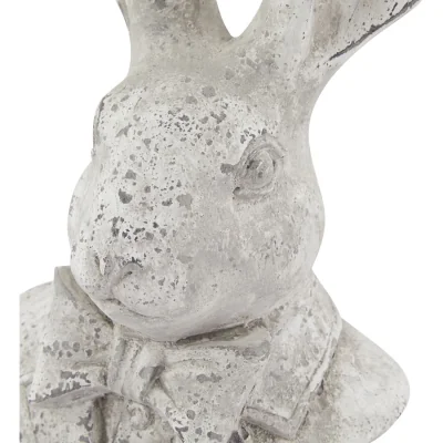 The Range Tuxedo Hare Garden Sculpture - Grey