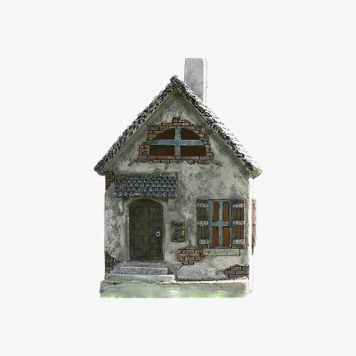 The Range Nordic Creative Pastoral House Sculpture Resin Statues  - Grey