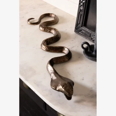 Rockett St George Bronze Cobra Snake Ornament