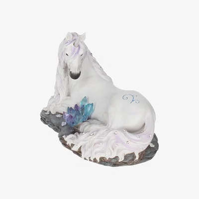 The Range Jewelled Tranquillity White Unicorn Figurine  - 19cm