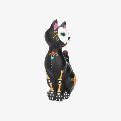 The Range Sugar Puss Figurine Day of the Dead Cat - 26cm