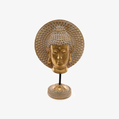 The Range Serene Buddha Ornament With Radiant Sun Decoration - Gold