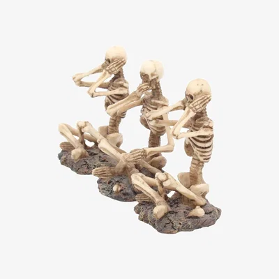 The Range Three Wise Skeletons Figurines - 8.5cm