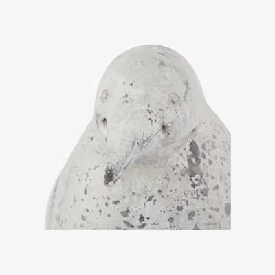 The Range Charming Stone Effect Penguin Statue - Grey / 13cm