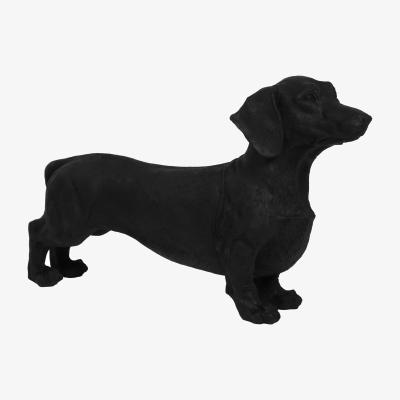 The Range Sausage Dog Ornament - Black