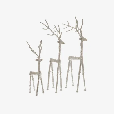 The Range Majestic Stag Ornament For Elegant Displays - Silver