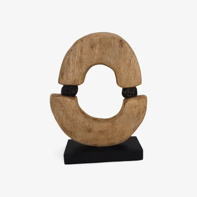 The Range Orbit Form Sculpture - Brown