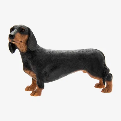 The Range Dachshund Figure 14cm - Black
