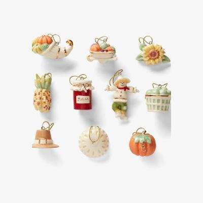 The Range Ornament Set Autumn Favorites - White