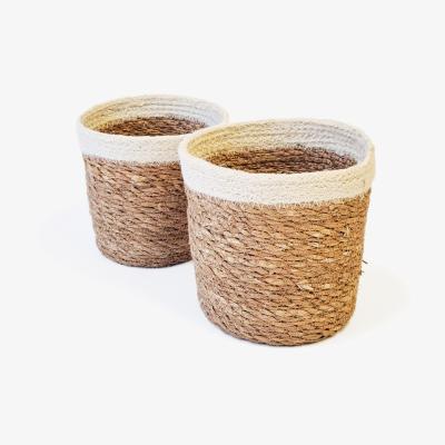 Wolf & Badger Neutrals Savar Plant Basket - Set Of 2 Korissa