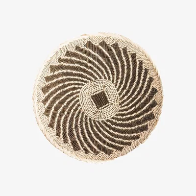 Wolf & Badger Black / White Aurora Wall Basket One Size Acacia Creations