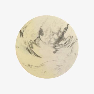 Wolf & Badger White Marbled Coaster | By Shax