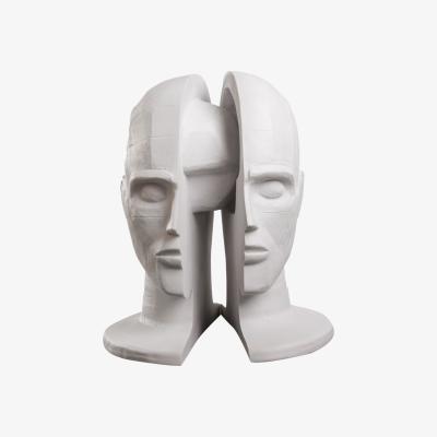 Wolf & Badger White Two Halves Make A Whole One Size Artchi