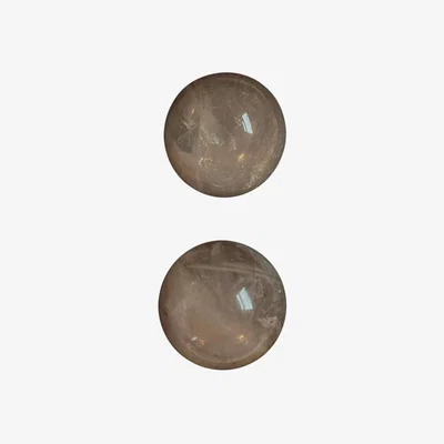 Wolf & Badger Pink / Purple Rose Quartz Crystal Sphere 258G | One Size | Lemuria Store