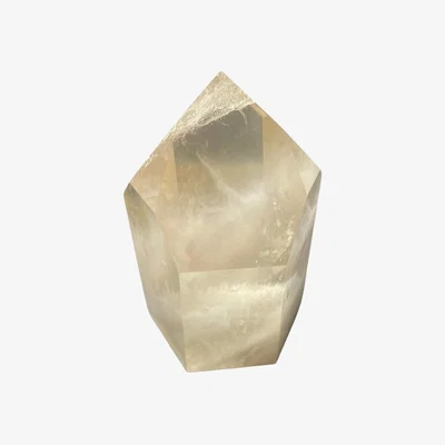 Wolf & Badger Yellow / Orange Citrine With Inclusions & Phantoms Lemuria Store