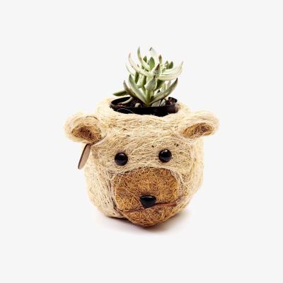 Wolf & Badger Neutrals Coco Coir Mini Pot Bear Likhâ