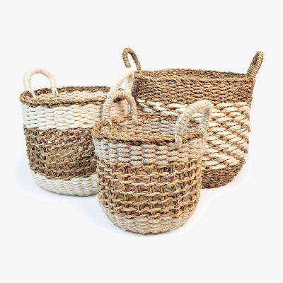 Wolf & Badger Ula Mesh Basket In Natural - Neutrals Korissa