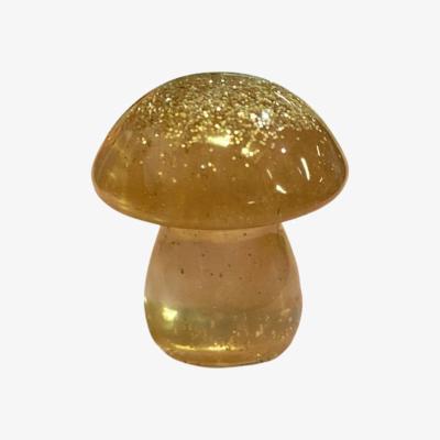 Wolf & Badger Gold Mini Sparkly Mushroom By Shax