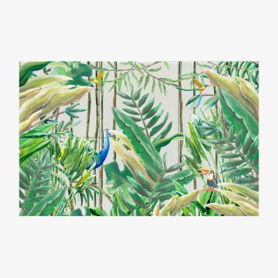 Wolf & Badger Tile Panel Jungle Landscape Color Catchii