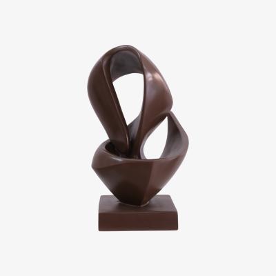 Wolf & Badger Green Elegant Brown Abstract | Artchi