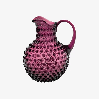 Wolf & Badger Pink / Purple Violet Dew Drop Jug - Two Liters | Casabyjj