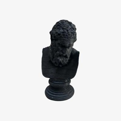 Wolf & Badger Black Titan The Hercules Statue | Artchi