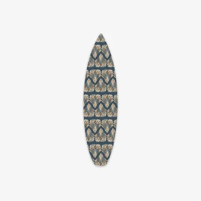 Wolf & Badger Blue Surfboard Wall Decor Wavy Palm Madagascar Catchii