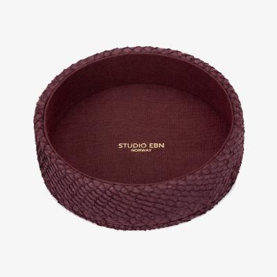 Wolf & Badger Pink / Purple Pedestal Tray Wine Small One Size Studio Ebn