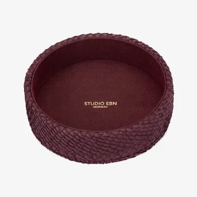 Wolf & Badger Pink / Purple Pedestal Tray Wine Small One Size Studio Ebn