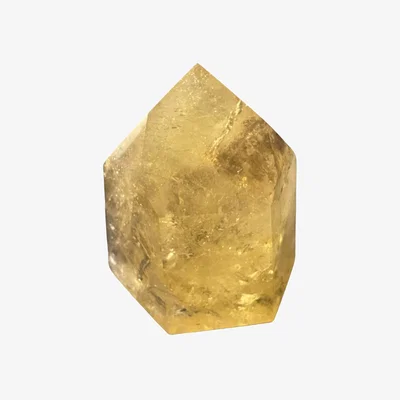 Wolf & Badger Yellow / Orange Citrine Point | One Size | Lemuria Store