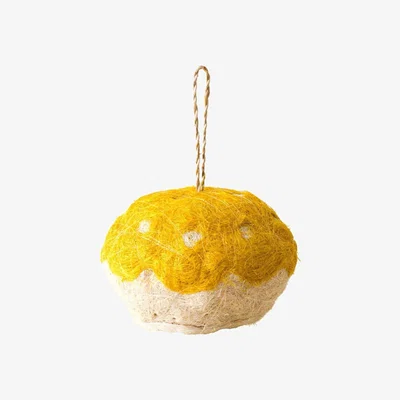 Wolf & Badger Yellow / Orange Coco Coir Animal Planter - Jellyfish Likhâ