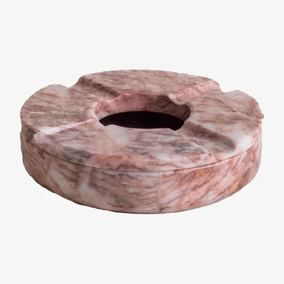 Wolf & Badger Pink / Purple Less Is More Ashtray Marble - Pink And Jacob