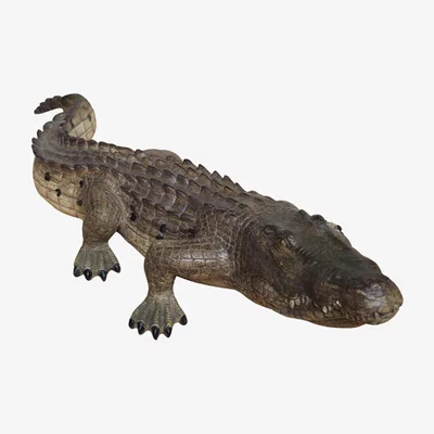 Wolf & Badger Neutrals Alligator Decoration Catchii