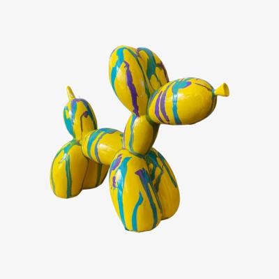 Wolf & Badger Color Splash Pup Sculpture - Multicolour | Artchi