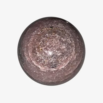 Wolf & Badger Neutrals Lepidolite Spheres 226G | One Size | Lemuria Store