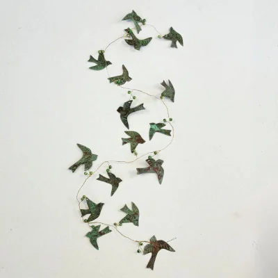 Wolf & Badger Green Sky Is The Limit Garland | Lila Rasa