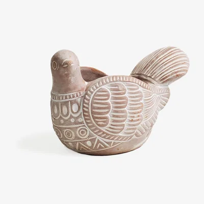Wolf & Badger Neutrals Terracotta Pot - Turtle Dove Korissa