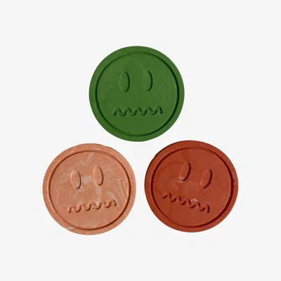 Wolf & Badger Confused Coaster Trio By Shax