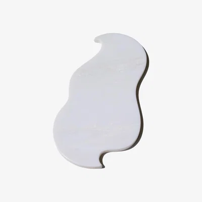 Wolf & Badger White Medusa Marble Tray Milk The Parmatile Shop