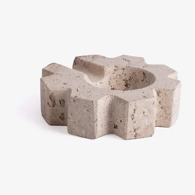 Wolf & Badger Tauro Marble Ashtray Cigar - Neutrals And Jacob